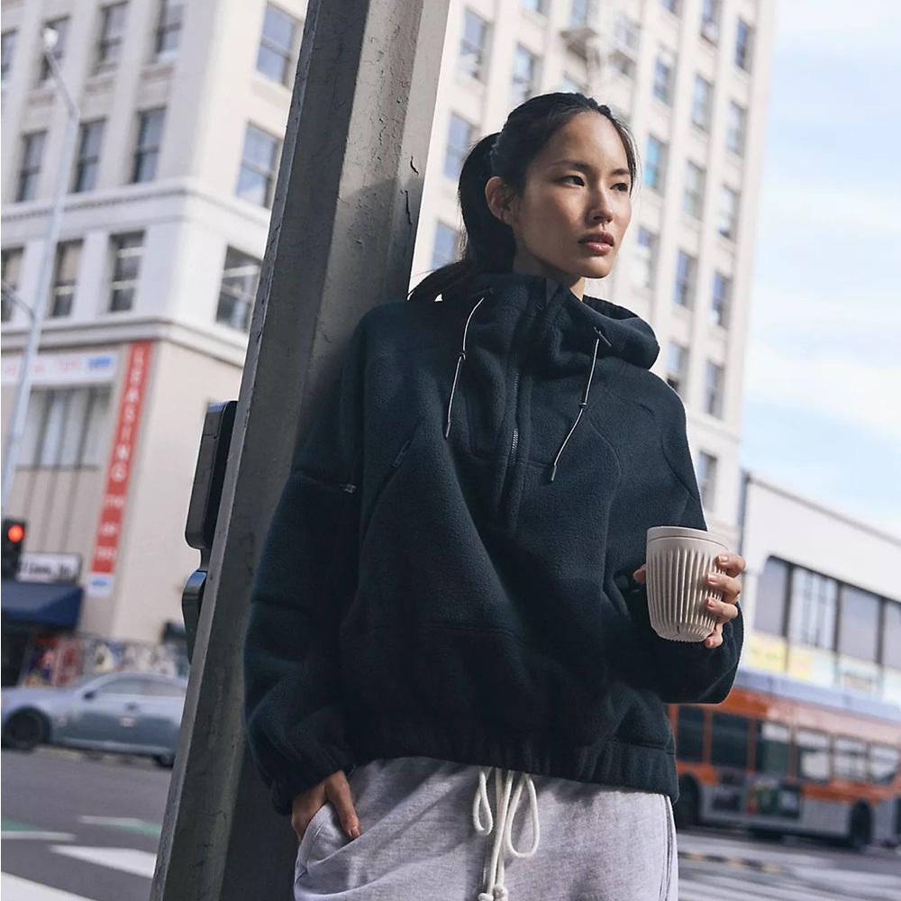 Free People Wild And Free Fleece Pullover